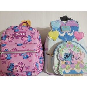 Angel And Stitch Mini Backpack Set Lilo And Stitch Disney